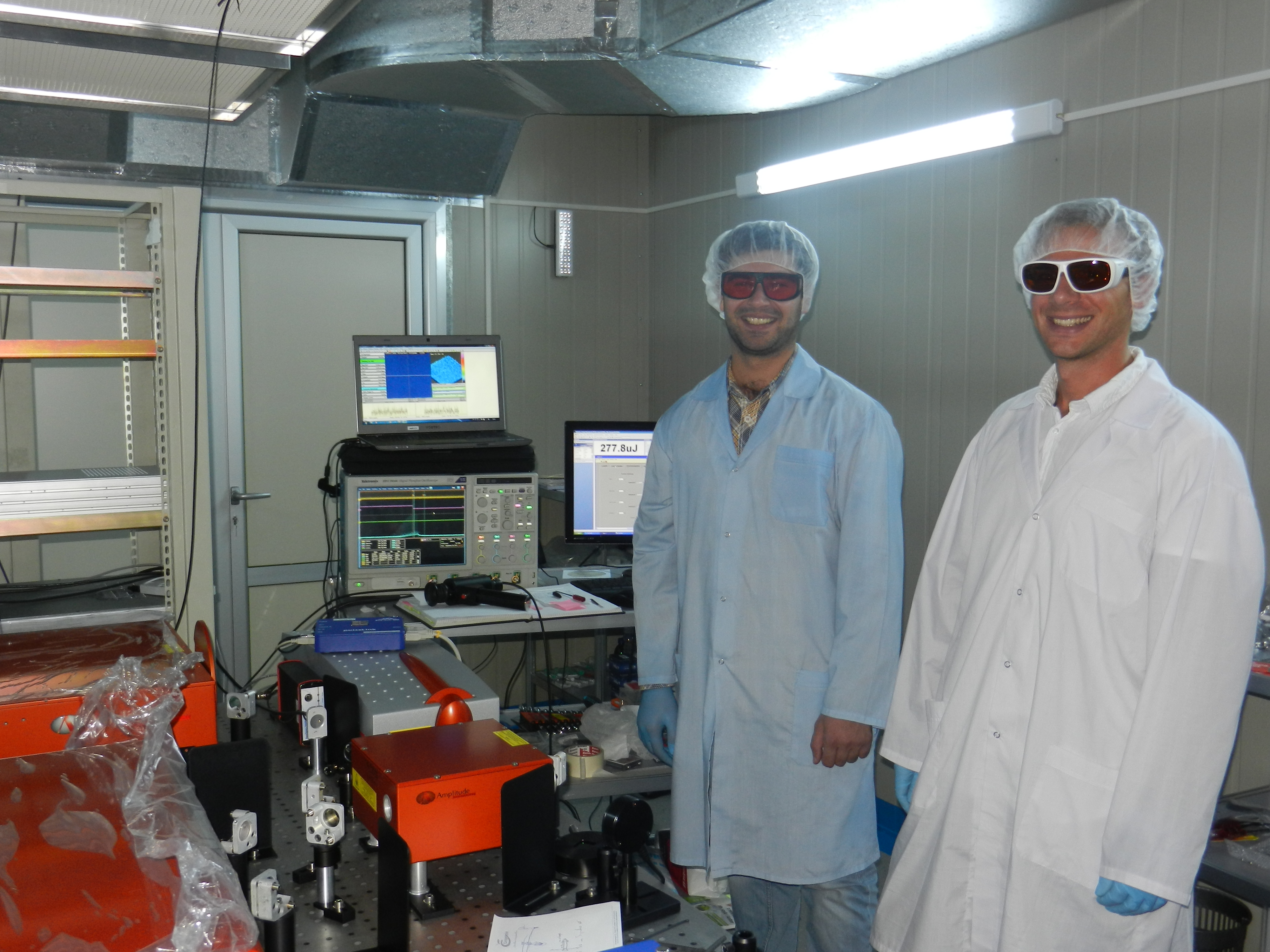 Installation and parameter test of High Energy Ultra-fast UV Laser ...